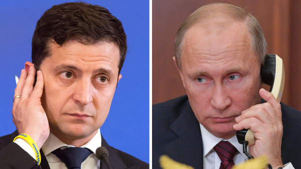 Путин и Зеленский обменялись мнениями по ситуации вокруг Донбасса