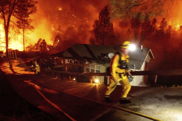   Лесной пожар в Калифорнии признали вторым по площади в истории штата 